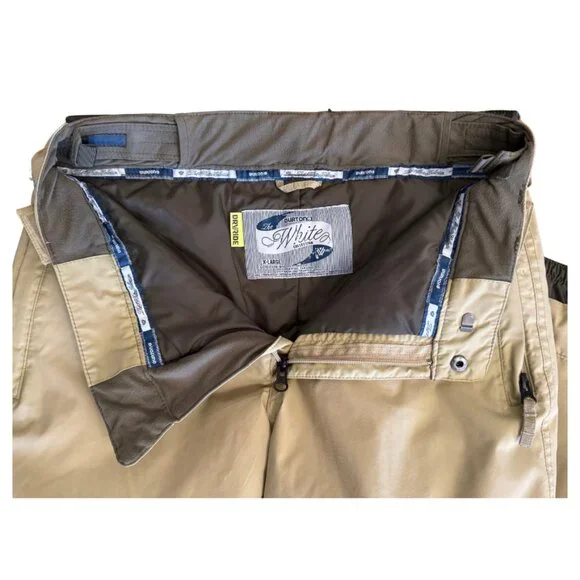Burton Shaun White Dryride Chittagong Boys Snow Pants Khaki Size XL (18)